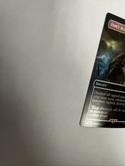 Don’t Move Borderless Foil Card #0001 MTG LP - Image 5