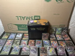 Pokemon TCG V Card Lot + Shining Fates Premium Collection Promos Mega Bundle - Image 1