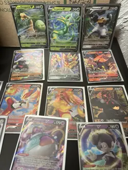 Pokemon TCG V Card Lot + Shining Fates Premium Collection Promos Mega Bundle - Image 2