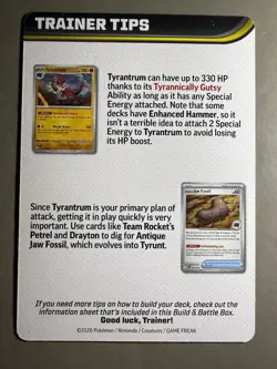 Pokemon TCG Perfect Order Trainer Tips Art Card MEGA STARMIE NM - Image 2