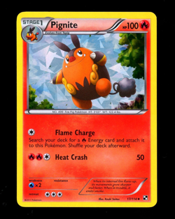 2011 Pokemon PIGNITE Black & White CRACKED ICE HOLO Base Set PROMO Card 17/114 - Image 4
