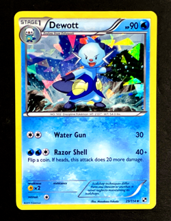 2011 Pokemon DEWOTT Black & White CRACKED ICE HOLO Base Set PROMO Card 29/114 NM - Image 1