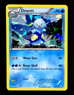 2011 Pokemon DEWOTT Black & White CRACKED ICE HOLO Base Set PROMO Card 29/114 NM - Image 2