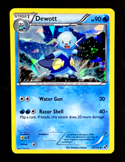 2011 Pokemon DEWOTT Black & White CRACKED ICE HOLO Base Set PROMO Card 29/114 NM - Image 3