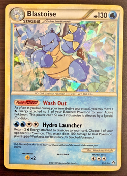 Blastoise - (Cracked Ice Holo) 013/095 Pokemon Unleashed Near Mint NM TCG Card - Image 1