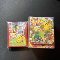 *NO PROMO CARD* Pokemon Center TOHOKU Deck Box and Sleeves [US Seller] - Image 1