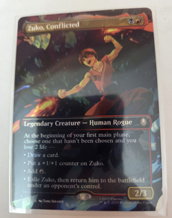 Zuko, Conflicted (Borderless) Avatar: The Last Airbender Foil - Image 1