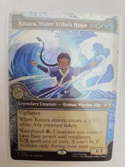 mtg, Katara, Water Tribe's Hope (Borderless) FOIL: Avatar ATLA MTG (NM) - Image 1