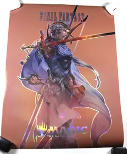 (New Foil) Final Fantasy Promo Poster - Firion: Magic the Gathering MTG 18x24 - Image 1