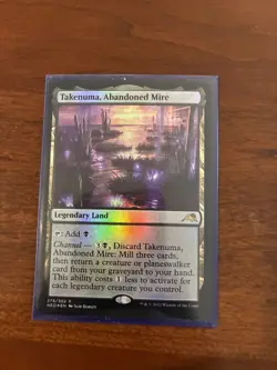 MTG - Takenuma, Abandoned Mire - Kamigawa: Neon Dynasty Foil - Image 1