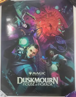 (Foil) Duskmourn House of Horror Promo Poster: Magic the Gathering MTG 18x24 - Image 1
