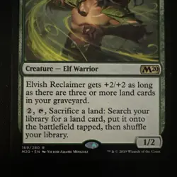 Elvish Reclaimer - Core Set 2020 - Rare - MTG - Image 3