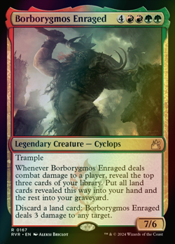 MTG Borborygmos Enraged Foil ** Ravnica Remastered ** English - Image 1