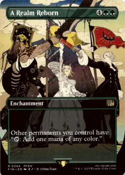 MTG A Realm Reborn (Borderless) Normal NM FINAL FANTASY Magic 344 - Image 1