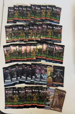 48x Packs Mh1, Mh3, Ninja Turtles, Tarkir Dragonstorm Pack Sealed Magic Etc Lot - Image 1