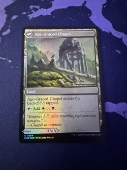 MTG - Age-Graced Chapel / Glasswing Grace - MH3 - 0254 - Foil - Image 1