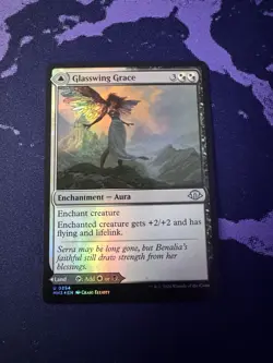 MTG - Age-Graced Chapel / Glasswing Grace - MH3 - 0254 - Foil - Image 2