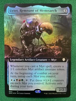 Urtet, Remnant of Memnarch (Extended Art) R Phyrexia: All Will Be One 42 NM Foil - Image 1
