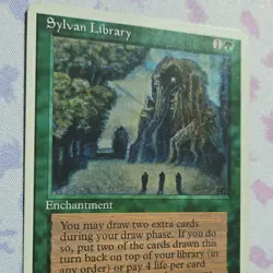 Magic: The Gathering Sylvan Library 4th Edition Rare 1995 Enchantment Harold Mc… - Image 3