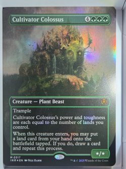 Cultivator Colossus (Foil &Borderless) - M317 - MTG - Innistrad Remastered (INR) - Image 1