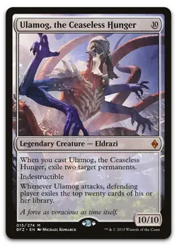 Ulamog, the Ceaseless Hunger #15 (NM) Battle for Zendikar BFZ Magic MTG - Image 1