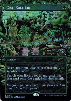 Crop Rotation - Secret Lair Encyclopedia of Magic - 3 - NM Foil - Image 2