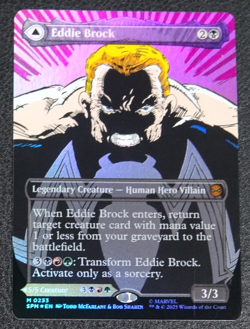 MTG: MARVEL'S SPIDER-MAN SPM | EDDIE BROCK (0233) BORDERLESS FOIL | MYTHIC - Image 4