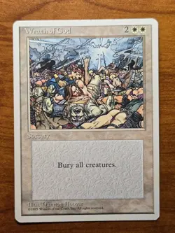 MTG Fourth Edition - Wrath of God - 4ED 58 - LP - Image 1