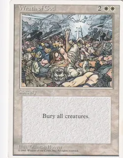 MTG Fourth Edition - Wrath of God - 4ED 58 - LP - Image 3