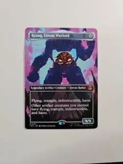 Krang, Utrom Warlord - Foil - Borderless Teenage Mutant Ninja Turtles MTG - Image 1