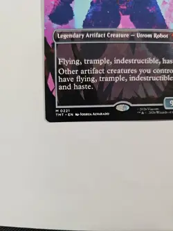 Krang, Utrom Warlord - Foil - Borderless Teenage Mutant Ninja Turtles MTG - Image 2