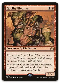 Goblin Piledriver #151 (NM) Magic Origins ORI Magic MTG - Image 1