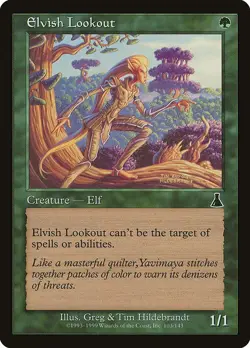 Elvish Lookout 1x FOIL MtG FOIL Urza's Destiny SP/NM - Image 1