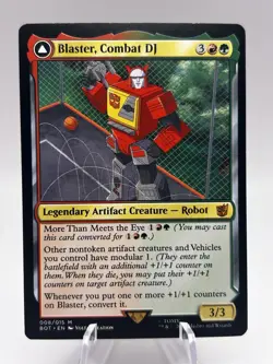 Blaster, Combat DJ 008/015 Universes Beyond: Transformers BOT MTG NM - Image 1