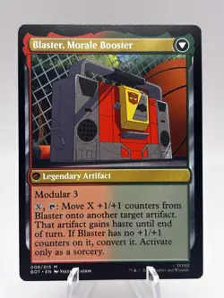 Blaster, Combat DJ 008/015 Universes Beyond: Transformers BOT MTG NM - Image 2