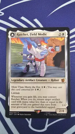 Ratchet, Field Medic Universes Beyond: Transformers Regular # 2 - Image 1