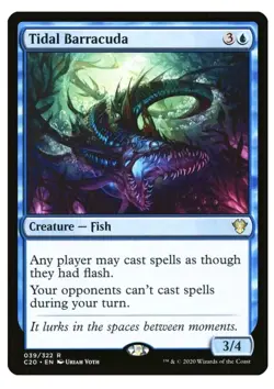 1x MTG Tidal Barracuda - Commander 2020 Rare! NM Mint! - Image 1