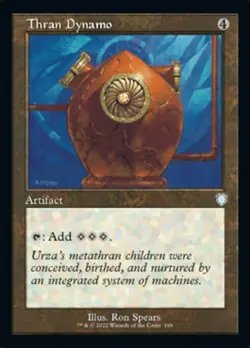 NM-Mint, English MTG Regular Thran Dynamo Commander: The Brothers' War Magic the - Image 1