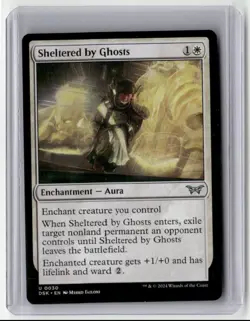2024 MTG - Duskmourn: House of Horror - Sheltered by Ghosts Uncommon Regular - Image 1
