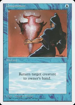 Unsummon (111) – Fourth Edition 4ED – MTG Magic the Gathering - Image 1