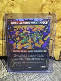 Wizards of the Coast Raph & Leo Sibling Rivals Legendary Creature MTG TMNT 0249 - Image 1