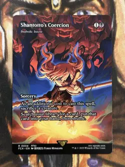 Shantotto's Coercion Diabolic Intent (Borderless) #34 Final Fantasy Regular - NM - Image 1