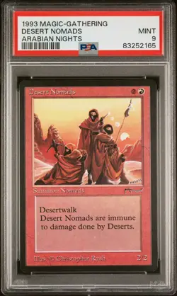 Desert Nomads - Arabian Nights - MTG - Mint - PSA 9. More MTG in Store - Image 1