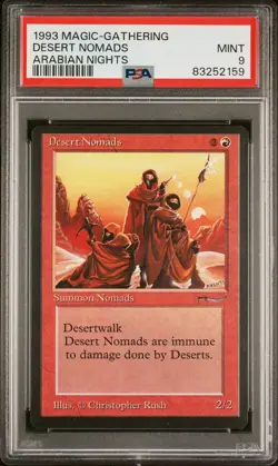 Desert Nomads - Arabian Nights - MTG - Mint - PSA 9. More MTG in Store - Image 1