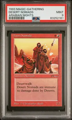 Desert Nomads - Arabian Nights - MTG - Mint - PSA 9. More MTG in Store - Image 1