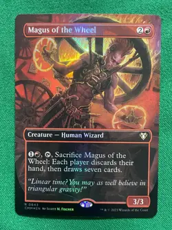 Magus of the Wheel (Borderless) R Commander Masters 643 NM (Foil) - Image 1