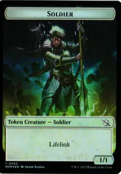 *foil* SOLDIER 0002 KRAKEN 0004 TOKEN March of Machines Aftermath MTG - Image 1