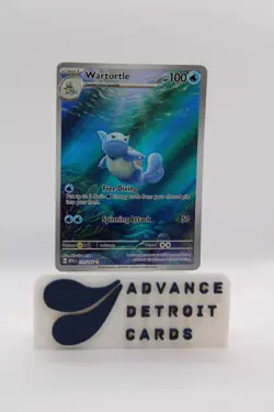 Wartortle 171/165 IR Illustration Rare SV151 Full Art Pokemon Card NM/M - Image 1