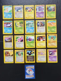 Pokemon Card Lot : SKYRIDGE commons 20 Card Lot. Surprise Skyridge Reverse Holo - Image 1