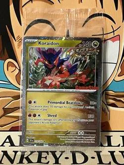 Pokemon TCG - Koraidon 119/162 Gamestop Exclusive Promo-Temporal Forces sealed - Image 1